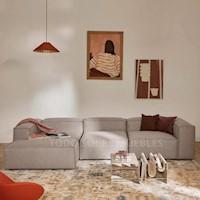 Seccional 3 Cuerpos Derecho Esquinero Imperial - Beige