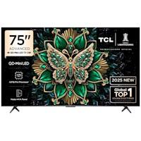 TV TCL 75" QD MiniLED 4K UHD Google TV 75C6K