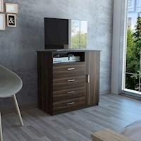Comoda Z-91 Tv40 4 Cajones 1 Puerta - Habano Marca: TUHOME