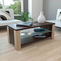 MESA DE CENTRO, MODELO: ATHINA, COLOR: HABANO / ROVERE