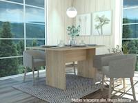 MESA COMEDOR, MODELO: BEIJING, COLOR: ROVERE
