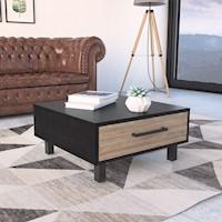 MESA DE CENTRO KAIA 1 CAJÓN - WENGUE / MIEL | TUHOME
