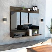 PANEL TV55, MODELO: BEIJING, COLOR: COÑAC / BLANCO
