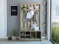 MUEBLE RECIBIDOR, MODELO: BEIJING, COLOR: ROVERE