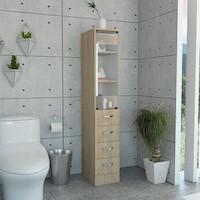 TORRE BAÑO VANGUARD, MODELO: VANGUARD, COLOR: ROVERE / BLANCO