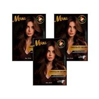Shampoo Tinte Chocolate Oscuro 1CH 25mlx10 en Sachets Musa 3 und