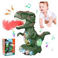 Juguete Dinosaurio Bota humo con Luces y Sonidos