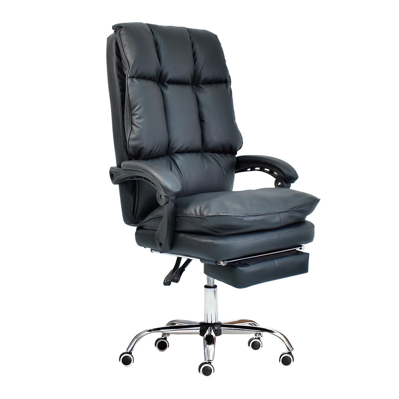 Silla de Oficina PResidencial Lennox - Acolchado y Reposapiés