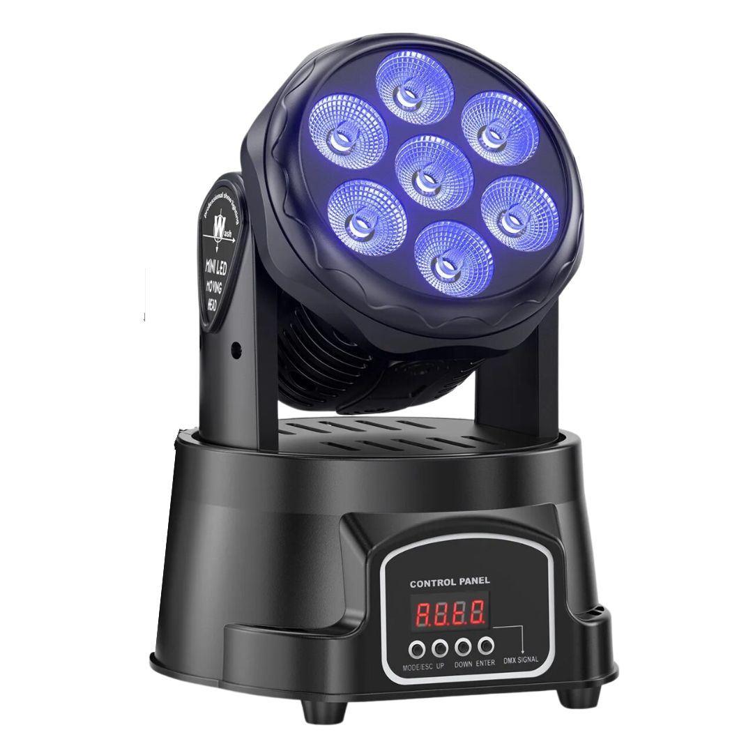 Proyector Luces Profesional con Cabezal Giratorio para Fiestas Evento