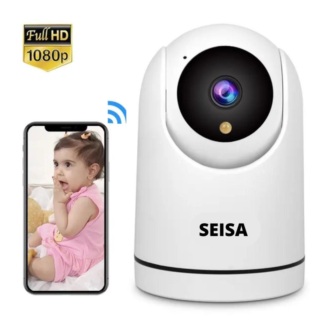 Cámara Inalámbrica Wifi Full HD 360° SEISA 128 GB Audio Bidireccional IPC-S042