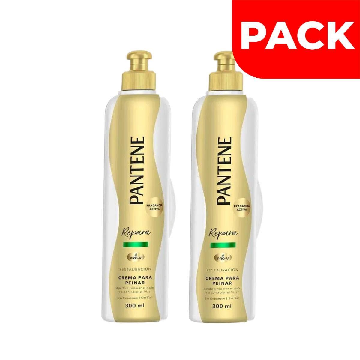 Pack Crema Para Peinar Pantene Restauración - Frasco 300 ML