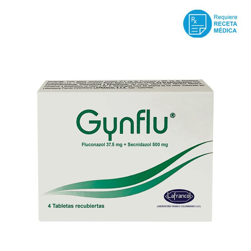 GYNFLU 37.5mg/500mg x 4 TAB RECUBIE