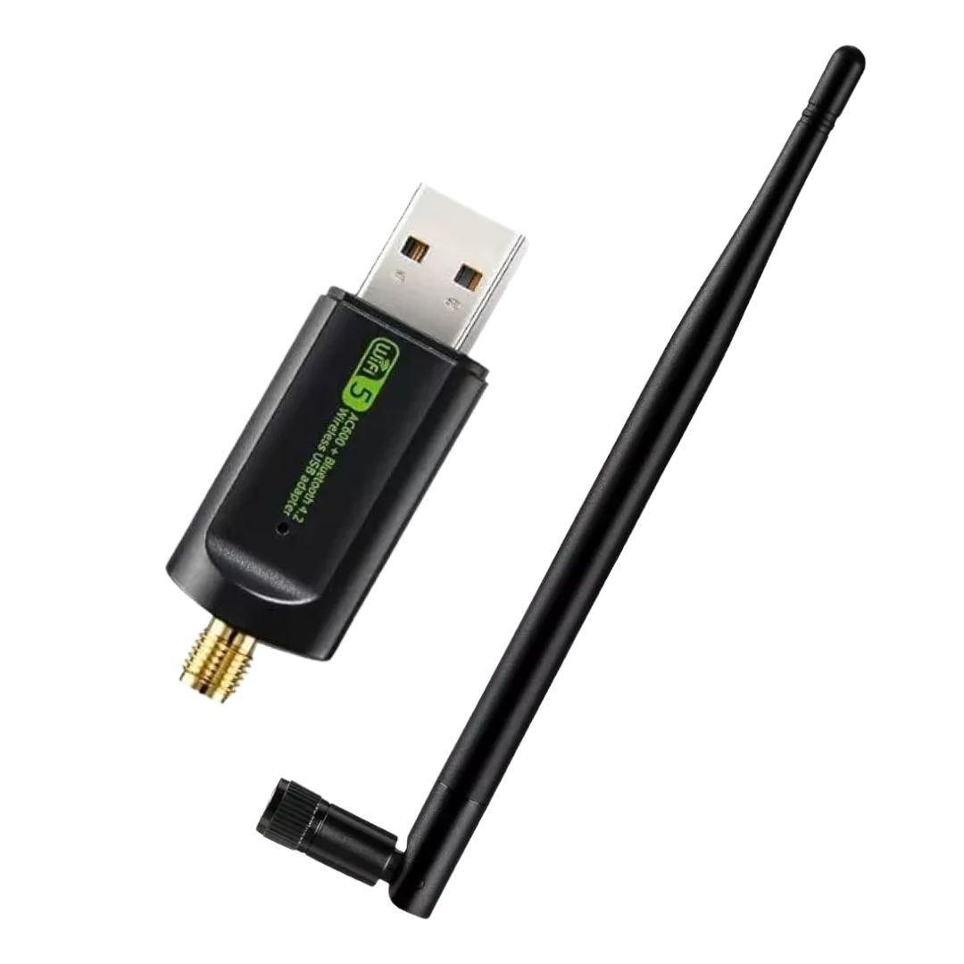 Adaptador USB WiFi Doble Banda 2.4 G & 5.8 G + Bluetooth SEISA 4515AC