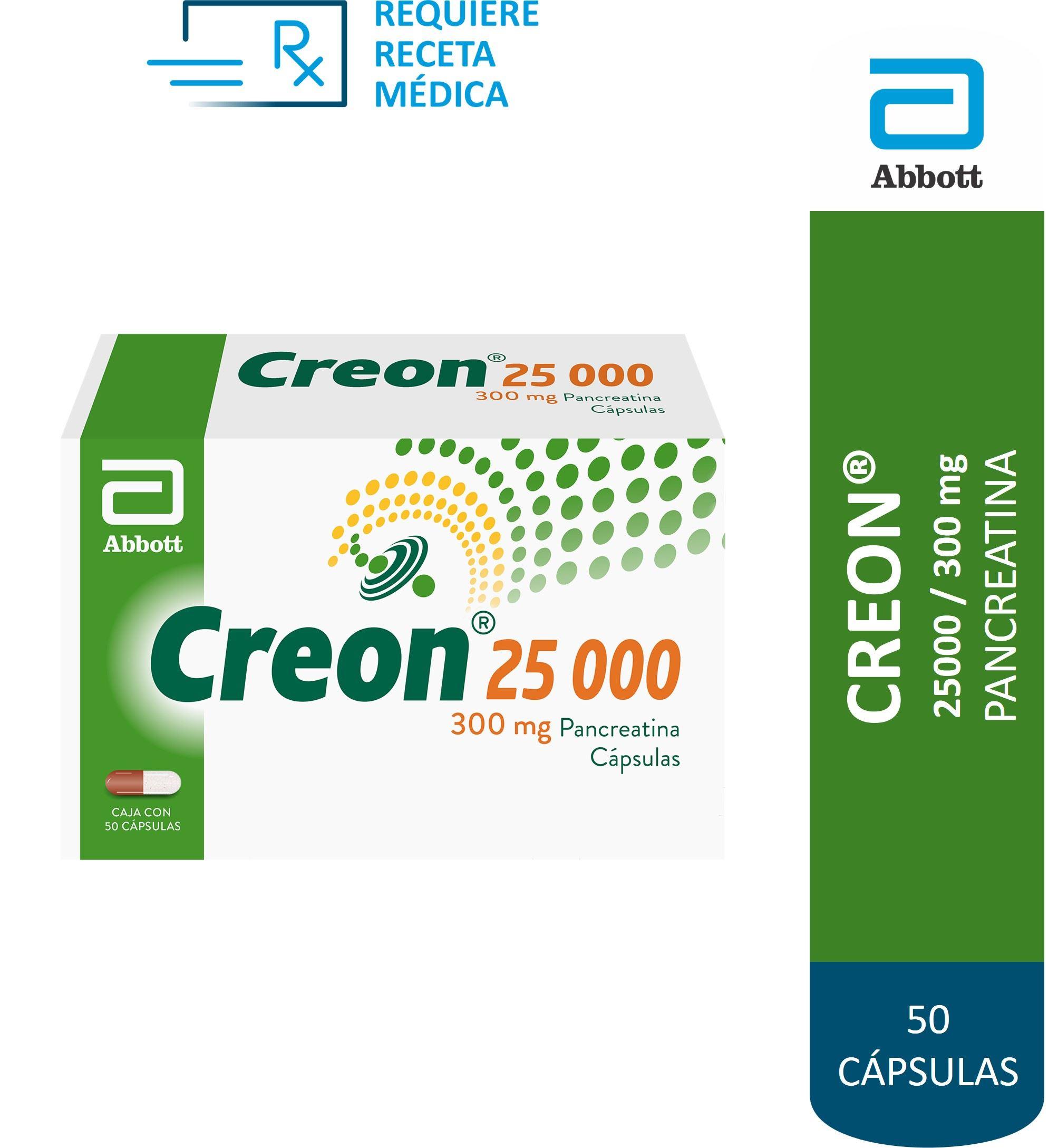 CREON 25000 CAPSULAS X 50