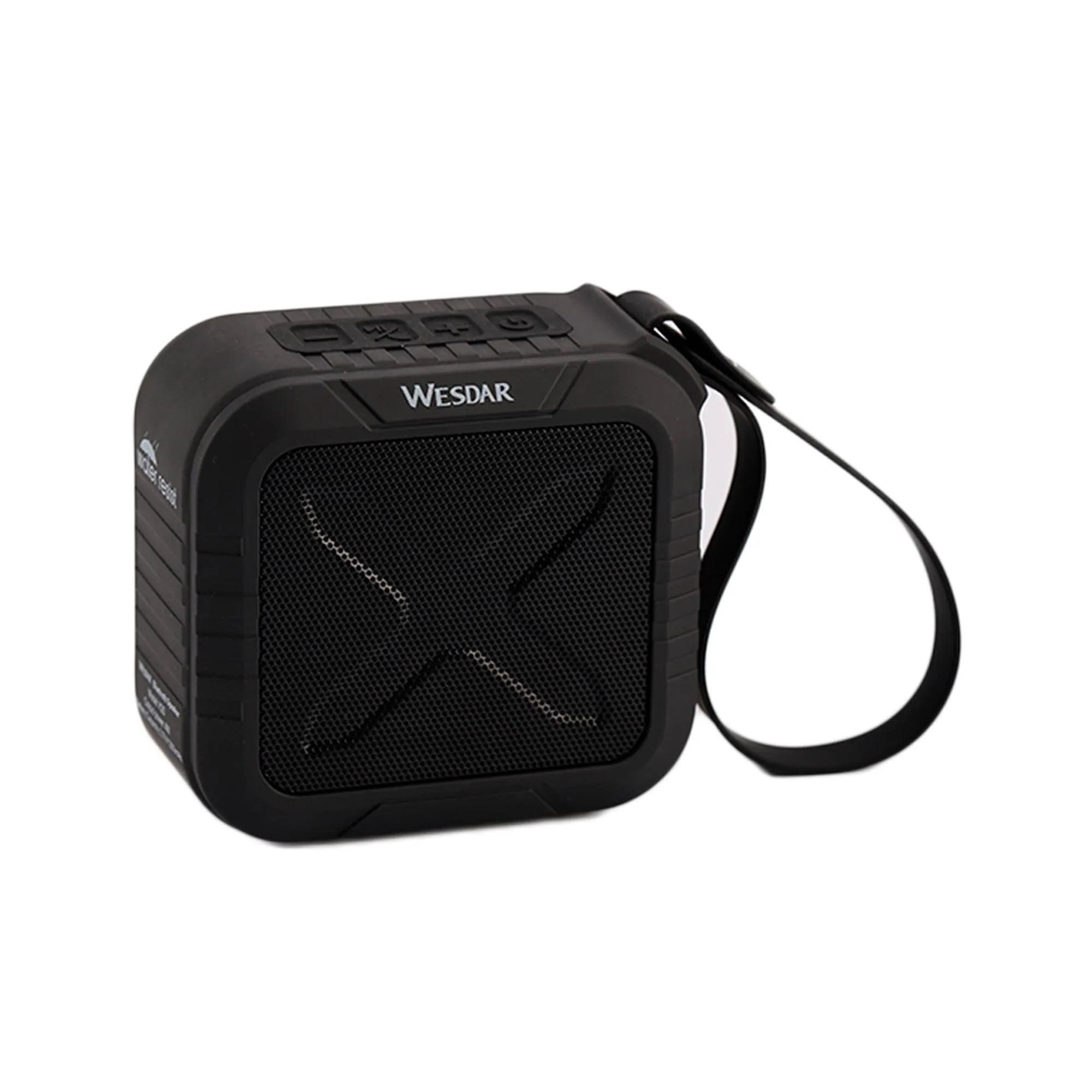 Wesdar - Parlante Resistente al agua IPX4 BT 5.0 5W - Negro