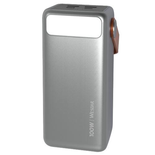 Wesdar - Powerbank Laptop tablet Teléfono con linterna PD 100W 50000mAh
