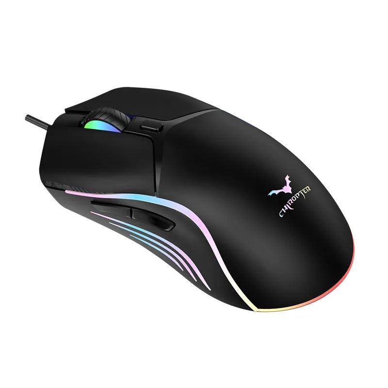 Wesdar - Mouse Gamer 7200dpi USB 6 Botones - Negro