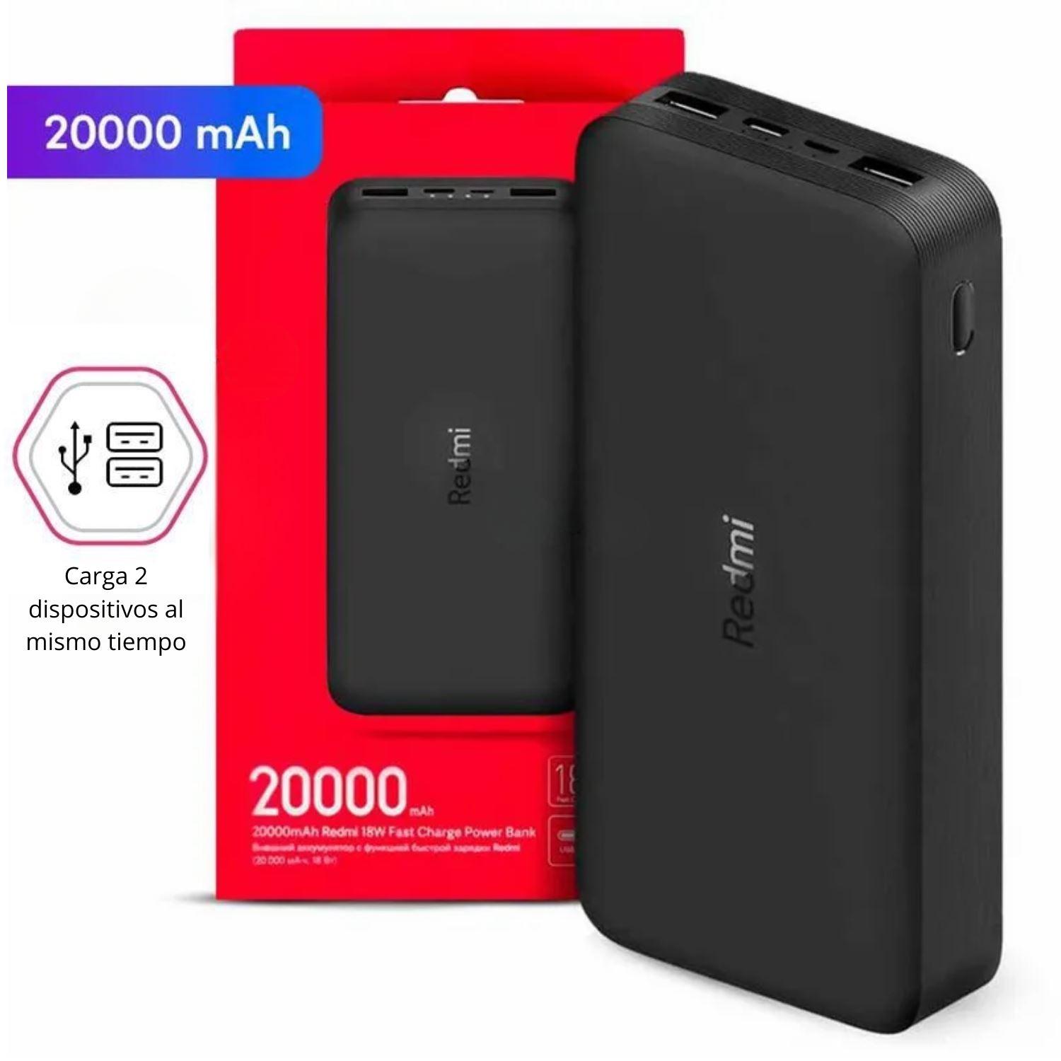 Power Bank Xiaomi Redmi Cargador Portatil 20000mah 18W